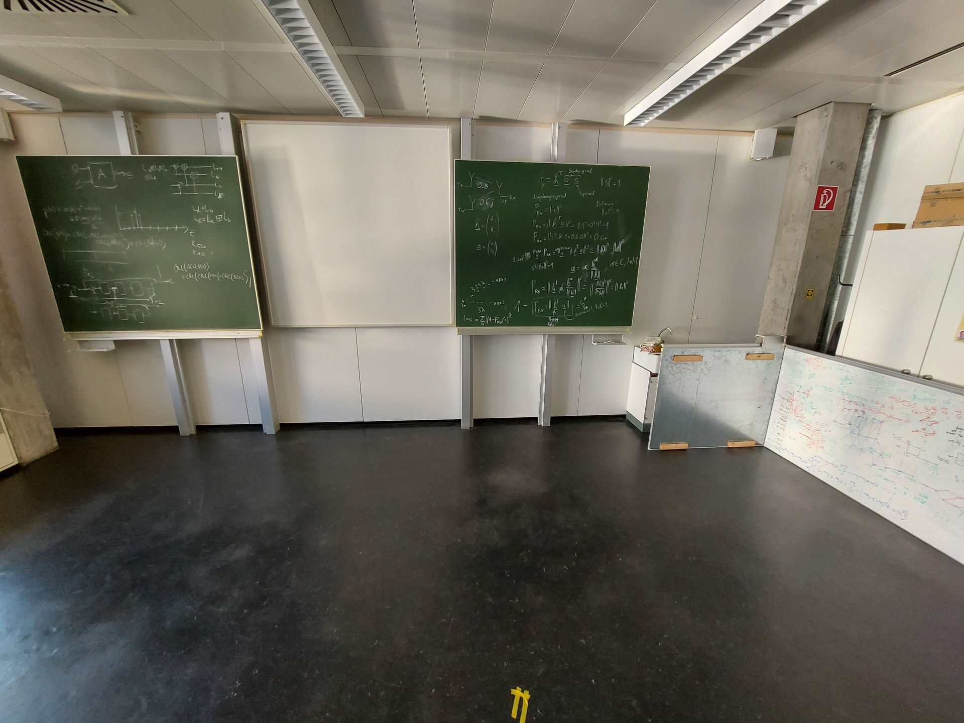 Picture of room in which experiment was carried out